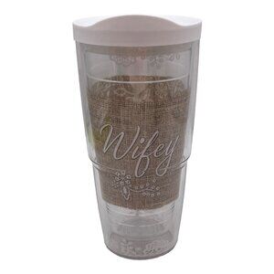 Tervis 24 oz Wifey Tumbler with Lid HTF